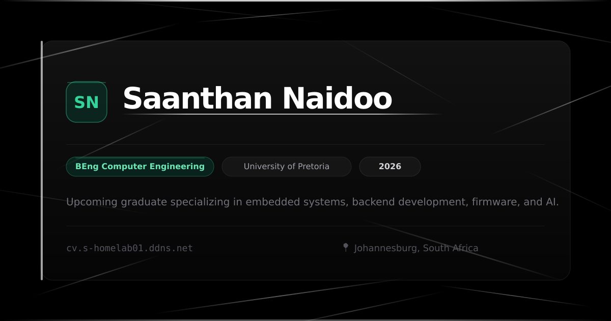 Portfolio/CV Web Application preview